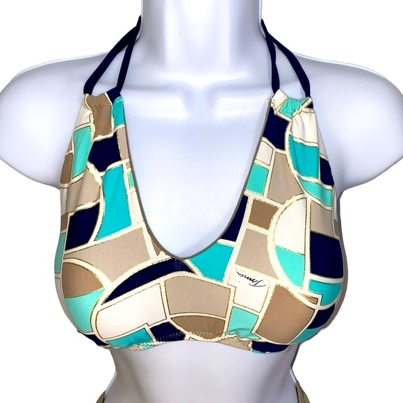 NWT TRINA TURK Sz 6 Dico Multicolor 2pc Bikini - Picture 11 of 13